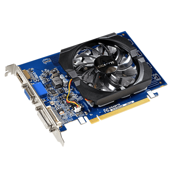 GIGABYTE Videokártya PCI-Ex16x nVIDIA GT 730 2GB DDR3 (GV-N730D3-2GI)