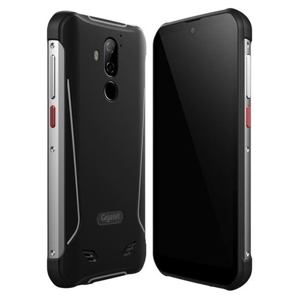 GIGASET GX290 PLUS okostelefon, 6,1”, 4G/voLTE, 4/64GB, IP68 víz- és porálló, szálcsiszolt fém, Android 10.0, fekete (S30853-H1516-R631)