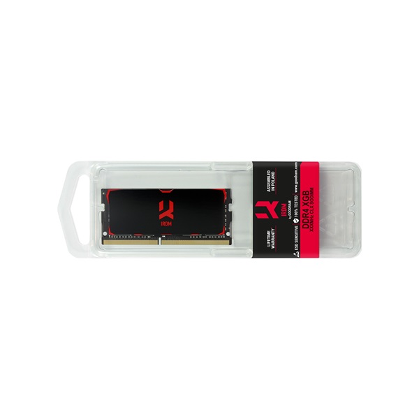 GOODRAM NB Memória DDR4 4GB 2400MHz CL15 SR SODIMM IRDM Series (IR-2400S464L15S/4G)