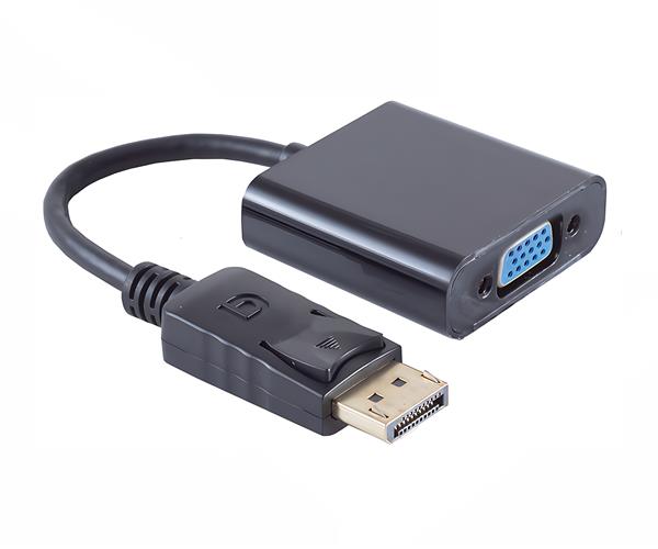 Gembird Display port to VGA kábel átalakító  15cm