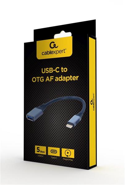 Gembird USB 3.0 C-A OTG kábel 15cm A-USB3C-OTGAF-01