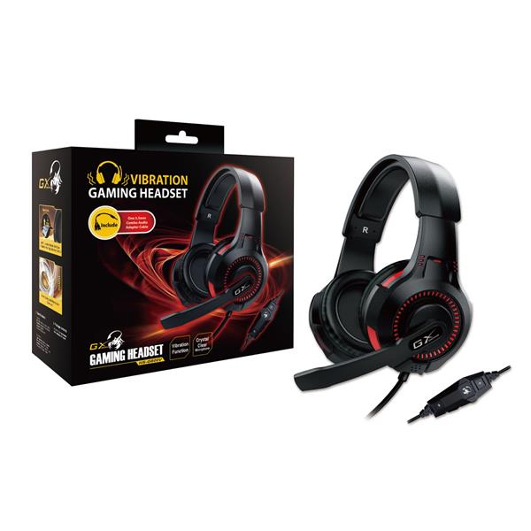 Genius HS-G600V Gaming headset, mikrofonos