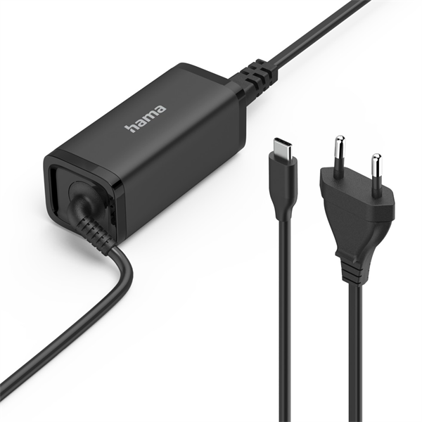 HAMA 200023, UNIVERZÁLIS NOTEBOOK TÁP USB TYPE-C 5-20V 65W (00200023)