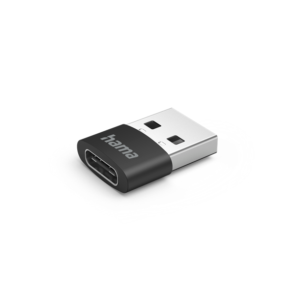 HAMA 201532, FIC E3 ADAPTER USB A DUGÓ/USB TYPE-C ALJZAT, 3DB (00201532)
