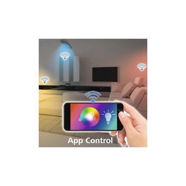 HAMA 176585, OKOS WIFI LED IZZÓ GU10 FEHÉR 5,5W (00176585)