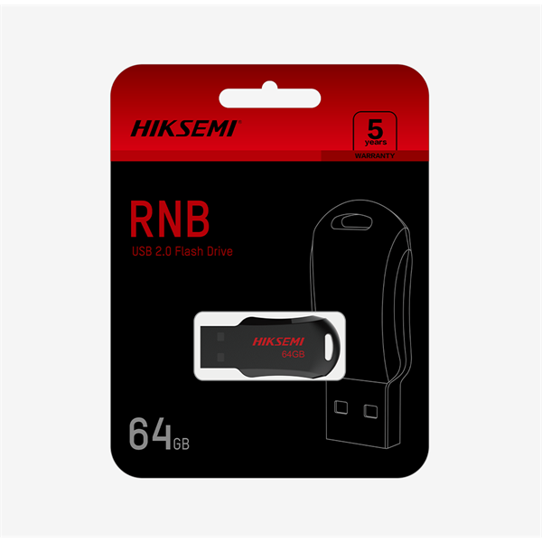 HIKSEMI Pendrive 16GB M200R "RNB" USB 2.0, Fekete (HIKVISION) (HS-USB-M200R 16G)