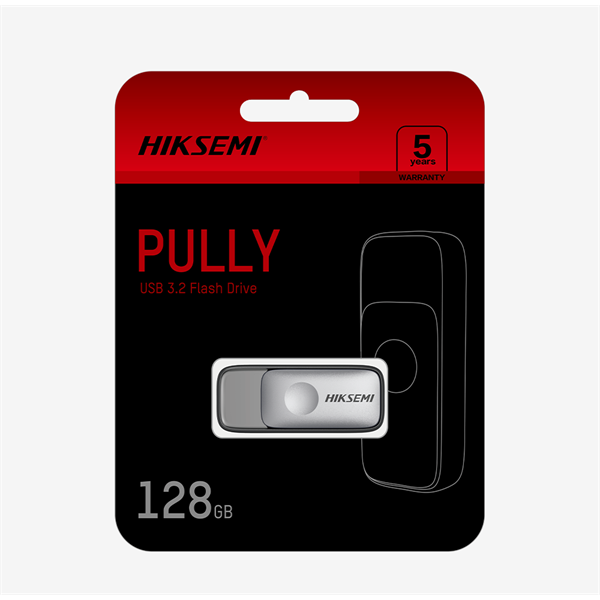 HIKSEMI Pendrive 16GB M210S "Pully" U3 USB 3.2, Szürke (HIKVISION) (HS-USB-M210S 16G U3)