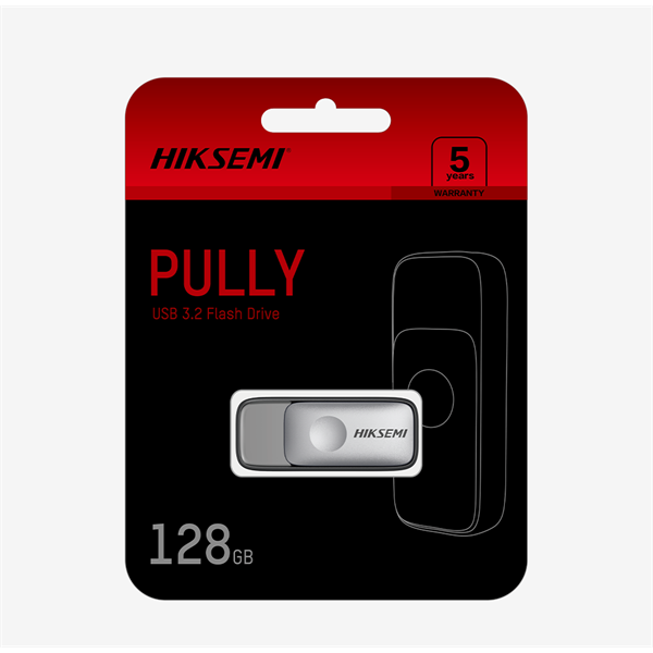 HIKSEMI Pendrive 32GB M210S "Pully" U3 USB 3.2, Szürke (HIKVISION) (HS-USB-M210S 32G U3)
