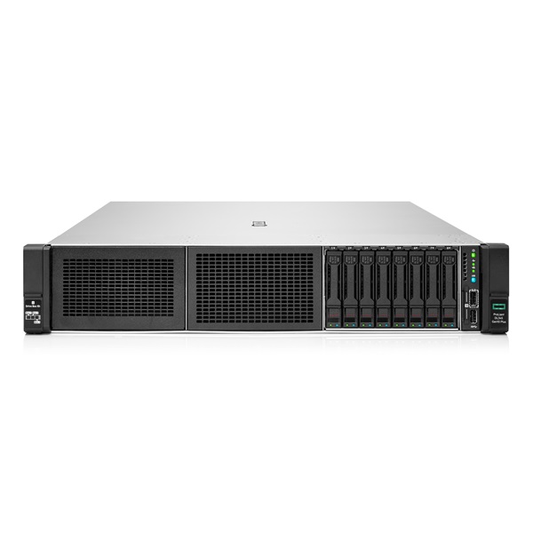 HPE rack szerver ProLiant DL345 Gen10+, AMD EPYC 7232P 8C 3.1GHz, 32GB, NoHDD 8LFF,  P408i-a, 1x500W (P39265-B21)