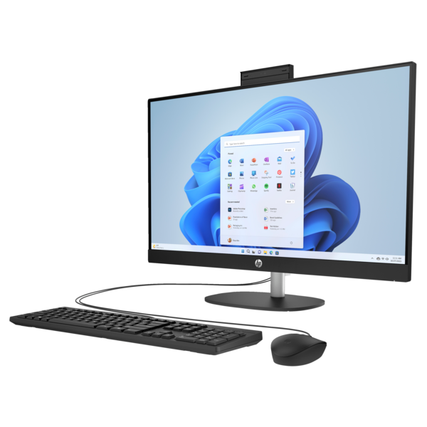 HP AIO 27-cr0008nn 27" FHD AG IPS 300d, Core i3-N300 2.4GHz, 8GB, 512GB SSD, Win 11, fekete (AY7P7EA#AKC)