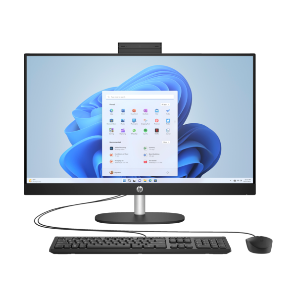 HP AIO 27-cr0008nn 27" FHD AG IPS 300d, Core i3-N300 2.4GHz, 8GB, 512GB SSD, Win 11, fekete (AY7P7EA#AKC)