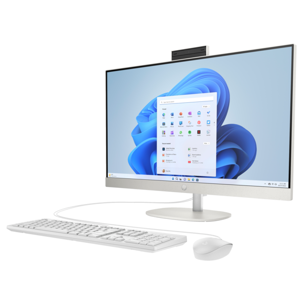HP AIO 27-cr1001nn 27" FHD AG IPS 300d, Core Ultra5-125U 1.3GHz, 16GB, 512GB SSD, Win 11, fehér (AY7S5EA#AKC)