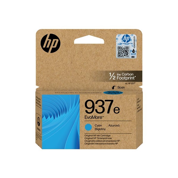 HP Patron 4S6W6NE (HP No937e) Officejet, ciánkék, 1650/oldal Evomore (4S6W6NE)