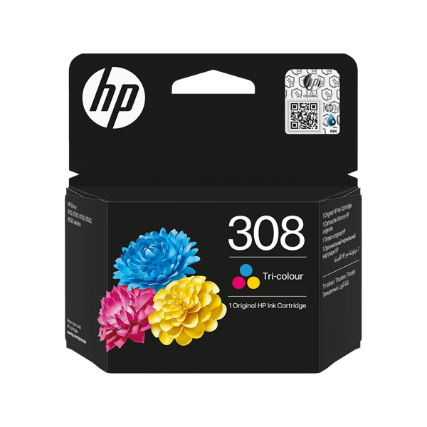 HP Patron No308 tricolor színes, 120/oldal (7FP20UE)