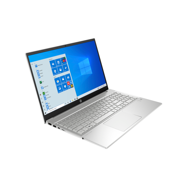 HP Pavilion 15-eh1005nh, 15.6" FHD AG IPS, AMD Ryzen5 5500U, 8GB, 512GB SSD, Win 11, ezüst (396M6EA#AKC)