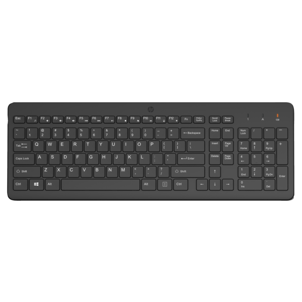 HP vezeték nélküli billentyűzet 225 - fekete (805T1AA#AKC)