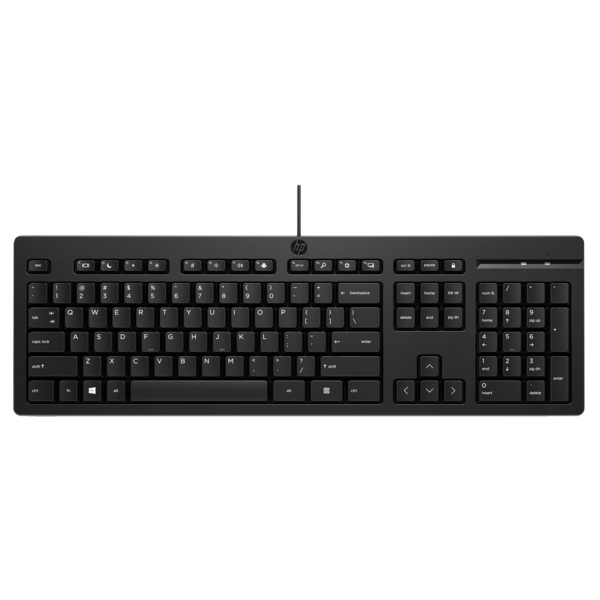 HP vezetékes billentyűzet 125 G2 - fekete (AY2Y7AA#AKC)