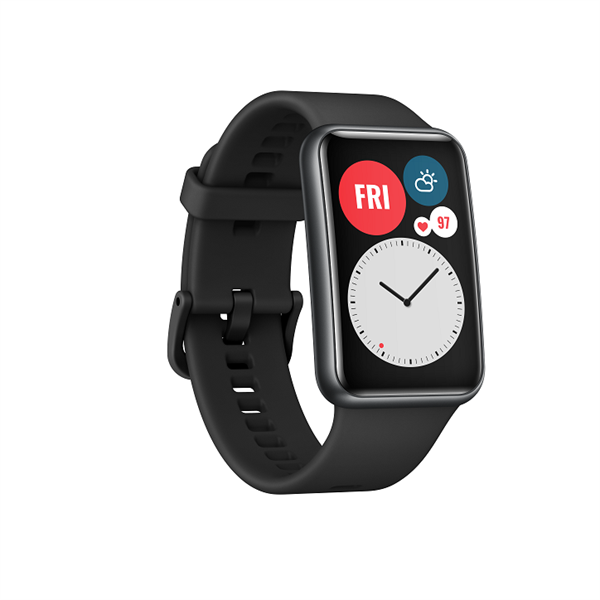 HUAWEI Smart WATCH Fit Stia-B09 Smart Watch, Silicone Strap,Activ, Graphite Black (55027339)
