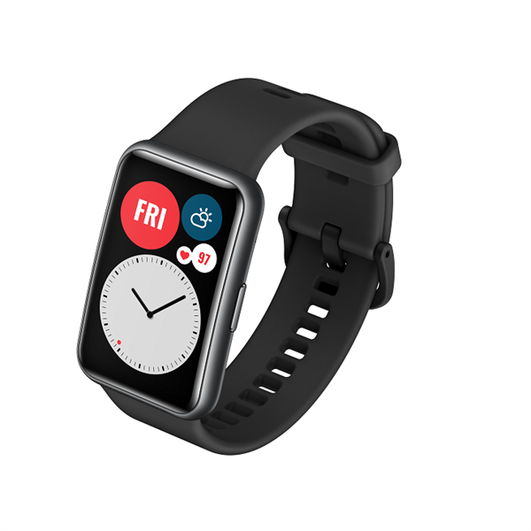HUAWEI Smart WATCH Fit Stia-B09 Smart Watch, Silicone Strap,Activ, Graphite Black (55027339)
