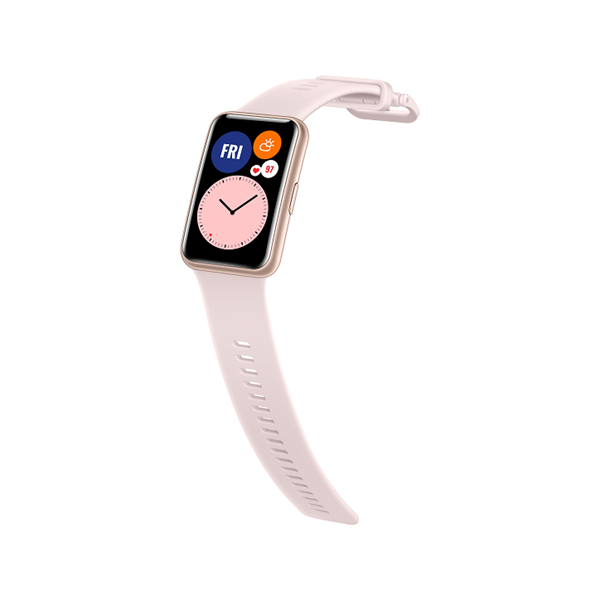 HUAWEI Smart WATCH Fit Stia-B09 Smart Watch, Silicone Strap,Activ, Sakura Pink (55027342)