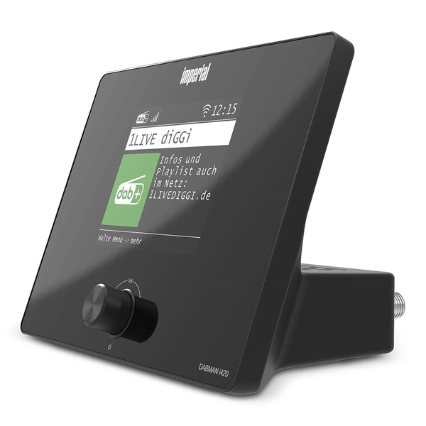 Imperial DABMANI420BK kompakt hibrid rádió (internet, DAB+, FM Hi-Fi tuner) Bluetooth®-szal (DABMANI420BK)