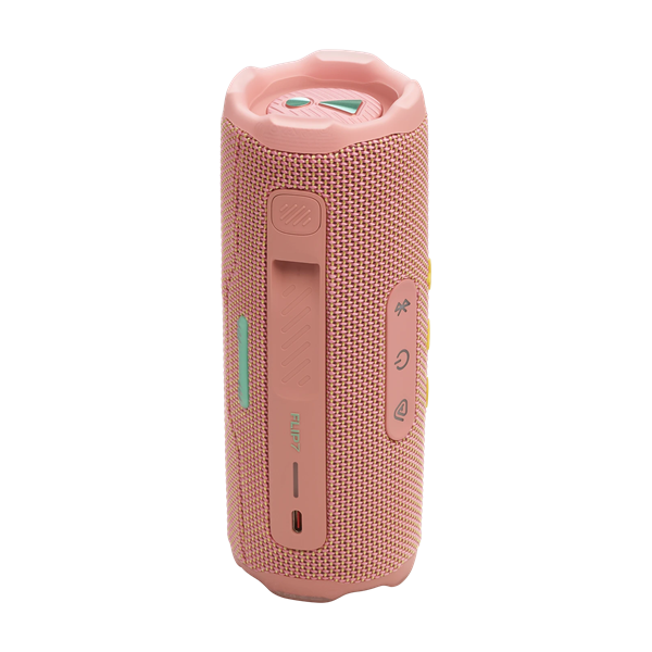 JBL FLIP 7 PINK BT hangszóró, Rózsaszín (Hordozható, vízálló) (JBLFLIP7PINK)