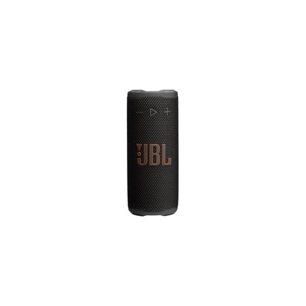 JBL GRIP BLK hordozható bluetooth  hangszóró, fekete, app vezérlés, USB, vízálló, porálló, beépített hangulat világítás (JBLGRIPBLK)