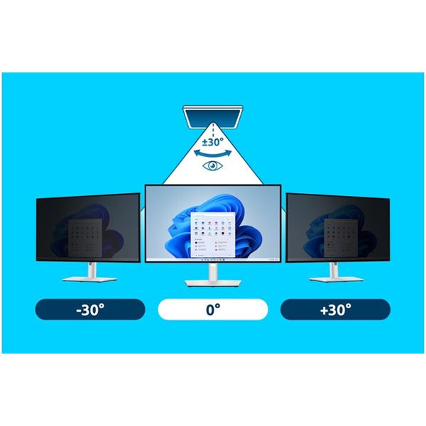 KENSINGTON Monitorszűrő (Privacy Screen Filter for 24" Monitors 16:9 - 2-Way Removable) (626487)