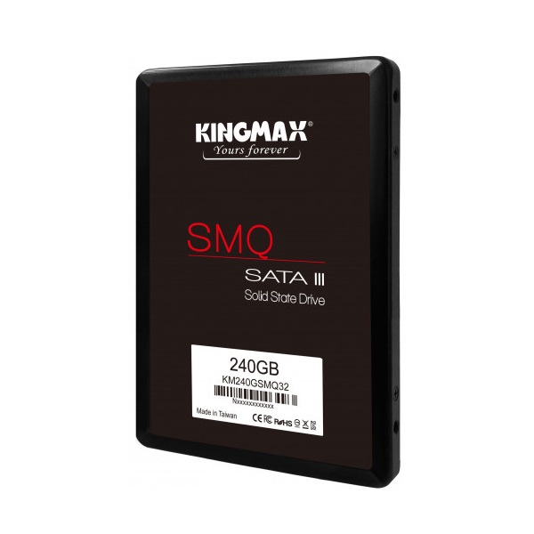 KINGMAX 2.5" SSD SATA3 240GB Solid State Disk, SMQ, QLC (KM240GSMQ32)