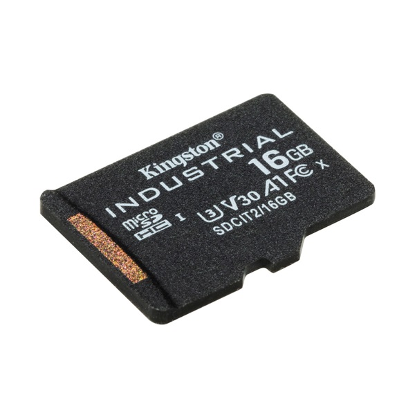 KINGSTON Memóriakártya MicroSDHC 16GB Industrial C10 A1 pSLC Adapter nélkül (SDCIT2/16GBSP)