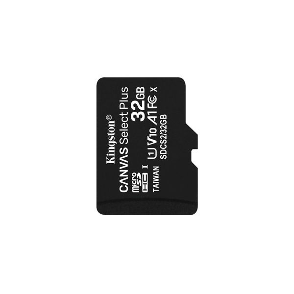 KINGSTON Memóriakártya MicroSDHC 32GB Canvas Select Plus 100R A1 C10 Adapter nélkül (SDCS2/32GBSP)