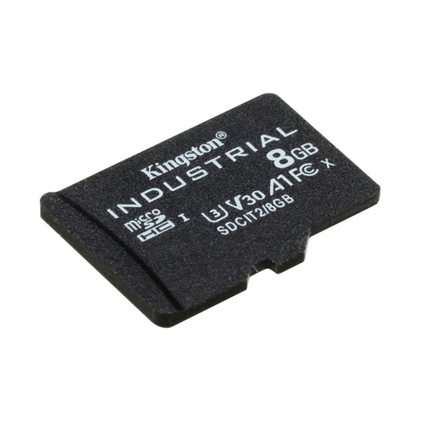 KINGSTON Memóriakártya MicroSDHC 8GB Industrial C10 A1 pSLC Adapter nélkül (SDCIT2/8GBSP)