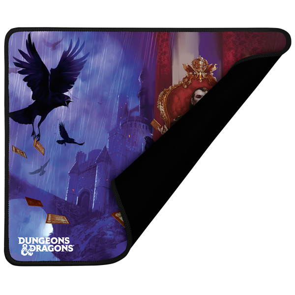 KONIX - DUNGEONS & DRAGONS "Curse Of Strah" Gaming Egérpad 49x49x270mm, Fekete-Piros (KX-DND-MP-STRAH-PC)