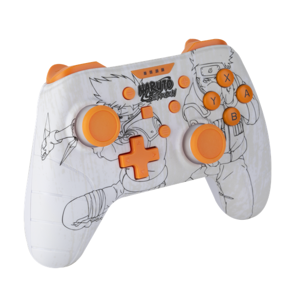 KONIX - NARUTO "Naruto" Nintendo Switch/PC Vezetékes kontroller, Fehér (KX-NAR-SW-PAD-WHI)