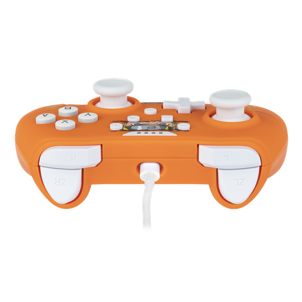 KONIX - NARUTO "Naruto" Nintendo Switch/PC Vezetékes kontroller, Narancssárga (KX-NAR-SW-PAD-ORA)