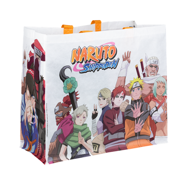 KONIX - NARUTO Shopping Bag M-es 40x45x20cm, Mintás (KX-CABA-NARU)