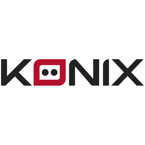 KONIX -  Nintendo Switch/PC LED Vezeték Nélküli kontroller, Átlátszó (KX-SW-GP-CRYSTAL)