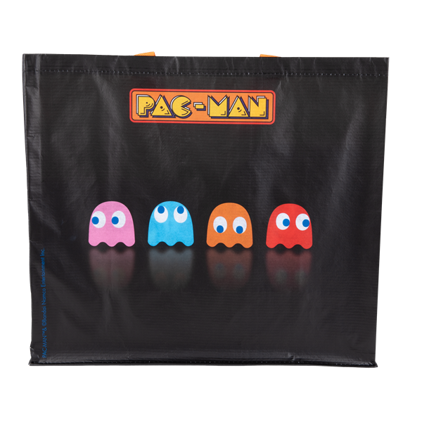 KONIX - PAC-MAN Bevásárló táska, Fekete (KX-CABA-PACM/BK)