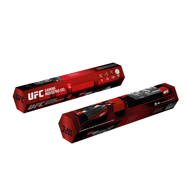 KONIX - UFC Gaming Egérpad 320x270mm, Mintás (KX-UFC-MP-RED)