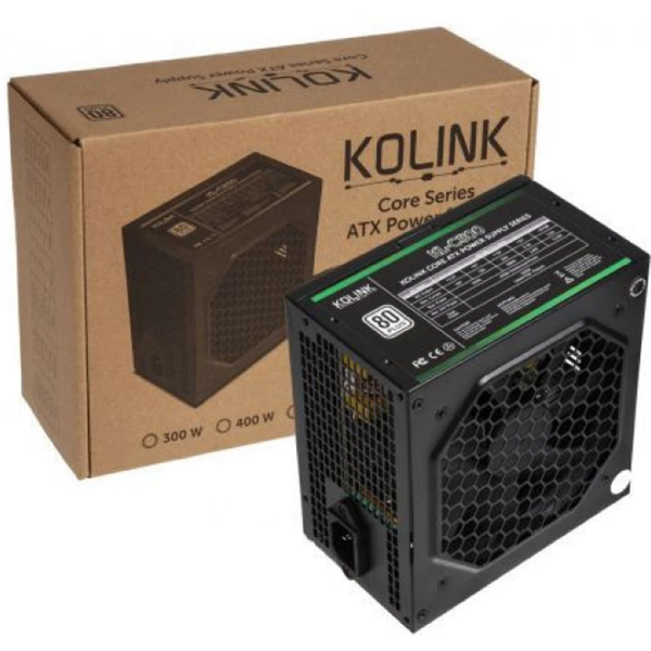 Kolink KL-C500 80+  500W tápegység 12cm ventil.