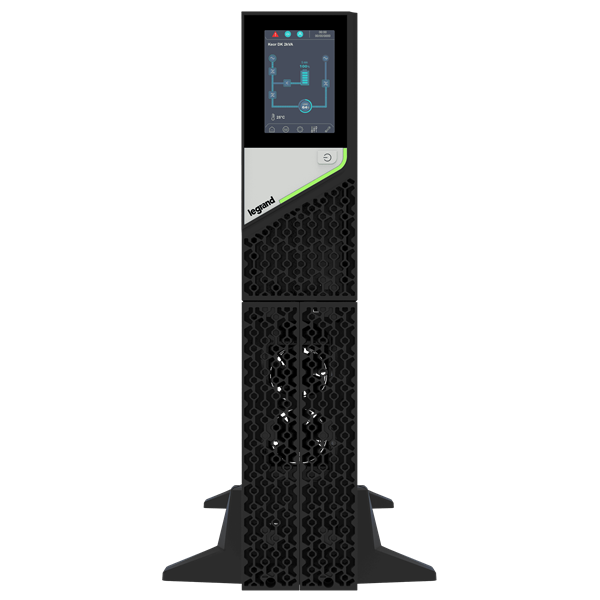 LEGRAND KEOR DK UPS, 3000VA 2U-640mm BEM: C20 KIM: 6xC13+1xC19 online kettős konverziós szünetmentes rack/torony(UPS) (311342)