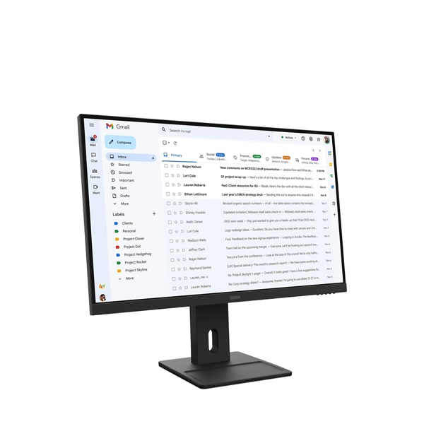 LENOVO Monitor - ThinkVision E27-40; 27" FHD 1920x1080 IPS, 16:9, 4ms, 100Hz, 1500:1, 300cd/m2, HDMI, DP, VGA (64BCMAT4EU)