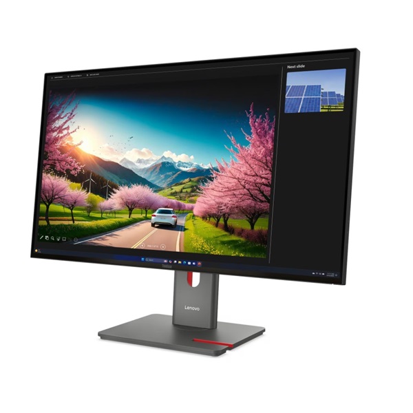 LENOVO Monitor - ThinkVision P32UD-40, 31,5" UHD 3840x2160 IPS, 21:9, 1500:1, 350cd/m2, 4ms, USB A-B-C, DP, HDMI, RJ45 (64A8XAT2EU)