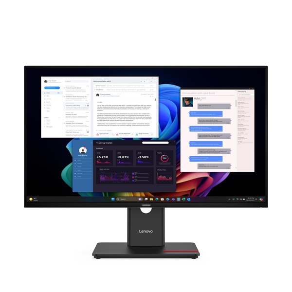 LENOVO Monitor - ThinkVision T27UD-40; 27" 4K 3048x2160 IPS 60Hz, 16:9, 1500:1, 350cd/m2, 4ms, HDMI, DP, USB AC, RJ45 (64AFGAT2EU)