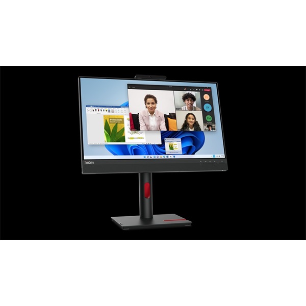 LENOVO Monitor - ThinkCentre Tiny-In-One 24 Gen 5 Touch; 23.8" FHD IPS, 16:9, 1000:1, 250cd/m2, 4ms, VESA, Cam, HDMI,DP (12NBGAT1EU)