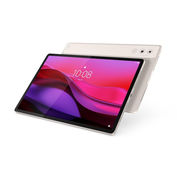 LENOVO YOGA Tab Plus (TB520FU), 12.7" 3K , Qualcomm Snapdragon 8 Gen.3 MP, 16GB, 256GB, Android, Seashell , PEN+Hun kbd (ZAEG0151HU)