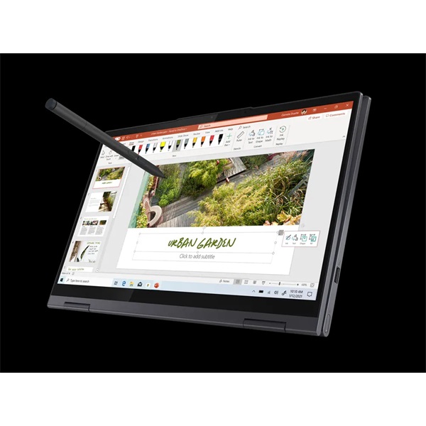 LENOVO Yoga 7 14ACN6 14.0" FHD, AMD Ryzen 5-5600U, 8GB, 256GB SSD, Win11 H, Active Pen, Slate Grey (82N7009UHV)