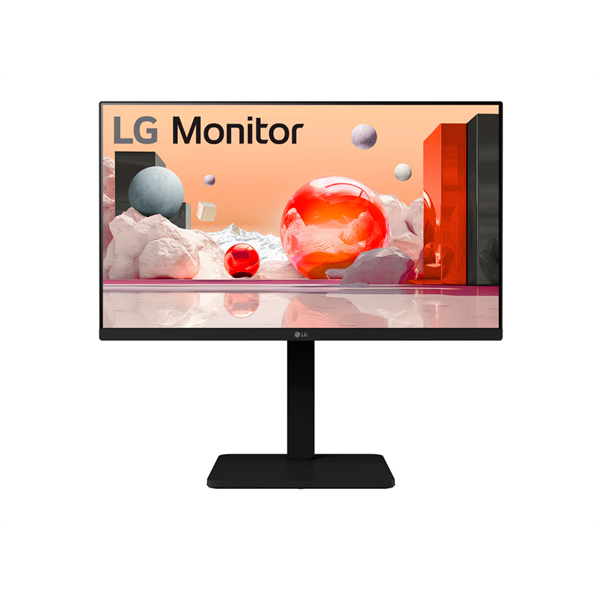 LG IPS monitor 23.8" 24BA550, 1920x1080, 16:9, 250cd/m2, 5ms, VGA//HDMI/DisplayPort/3xUSB, áll. mag.,Pivot, hangszóró (24BA550-B.AEUQ)