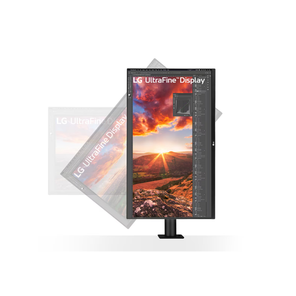 LG IPS monitor 31.5" 32UN880K, 3840x2160, 16:9, 350cd/m2, 5ms, HDMIx2/DisplayPort/USB-C/USBx2, Pivot, hangszóró (32UN880K-B.AEU)