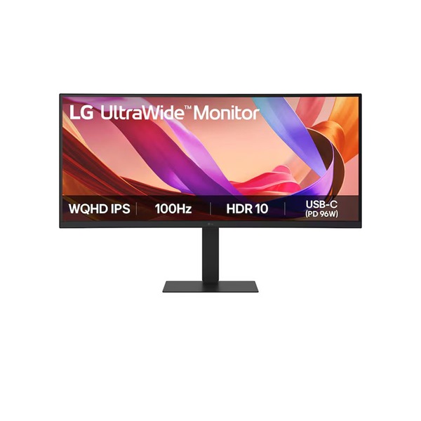 LG Ívelt monitor 34" 34U650A-B. 3440x1440, 21:9, 300cd/m2, 5ms, HDMIx2/DisplayPort/USBx3/USB-C/RJ45 (34U650A-B.AEU)